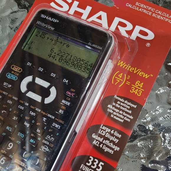 Sharp EL-W535XBSL Scientific Calculator with WriteView - Picture 2 of 9